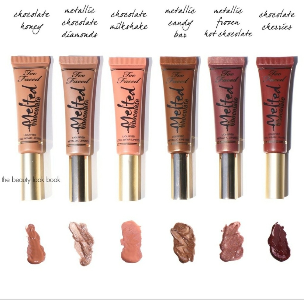 Too Faced Melted Chocolate Honey Lipstick - Picture 2 of 5